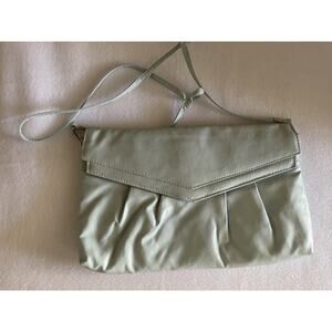 Vintage Loft house Pale Blue Shoulder Crossbody Flap Front Purse